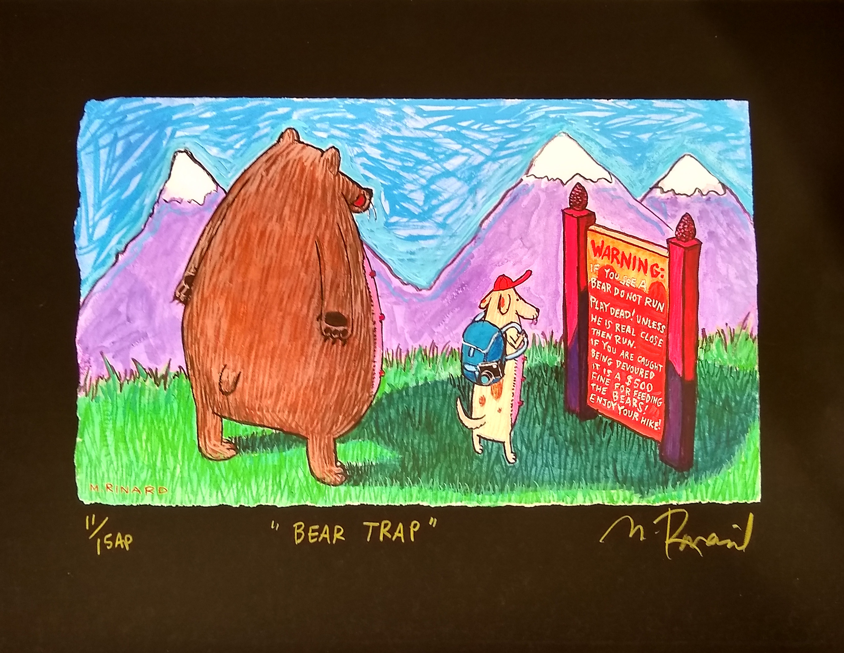 Matt Rinard Bear Trap (AP) (Framed)